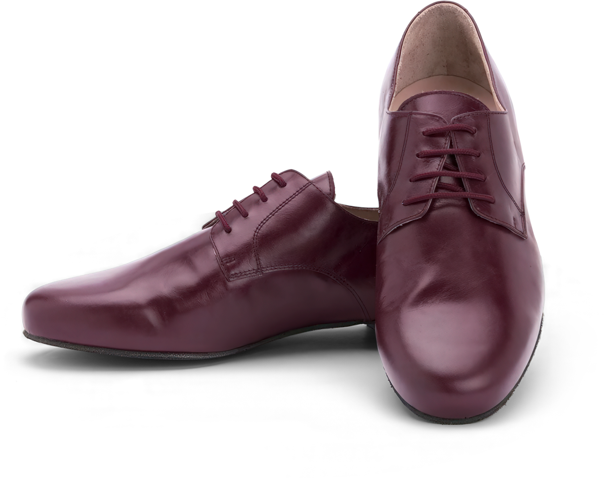 Monsieur Pivot Derby Wine Red Leather Tanzschuh Fuer Herren Weinrot 11027 02