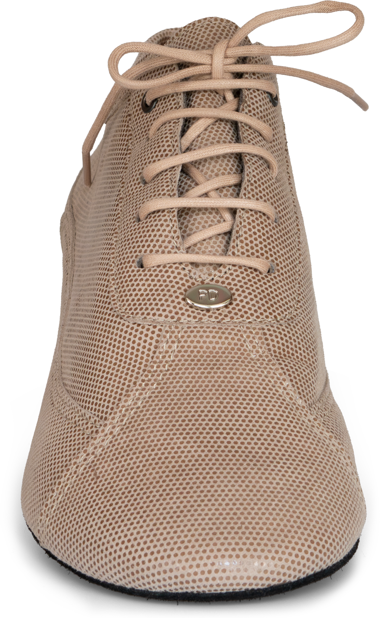 Portdance Pd 705 Soft Grey Suede Trainerschuh Mit Cuban Heel Grau Braun 114793 04