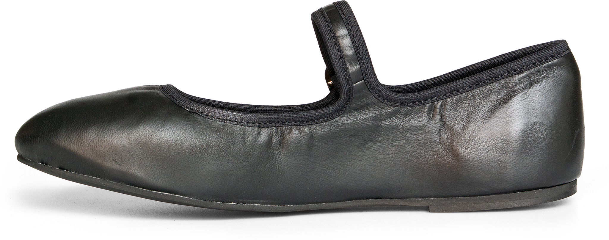 Portdance Pd Ballerina Black Leather Strassentaugliche Mary Janes Tanzschuhe Schwarz 114817 02