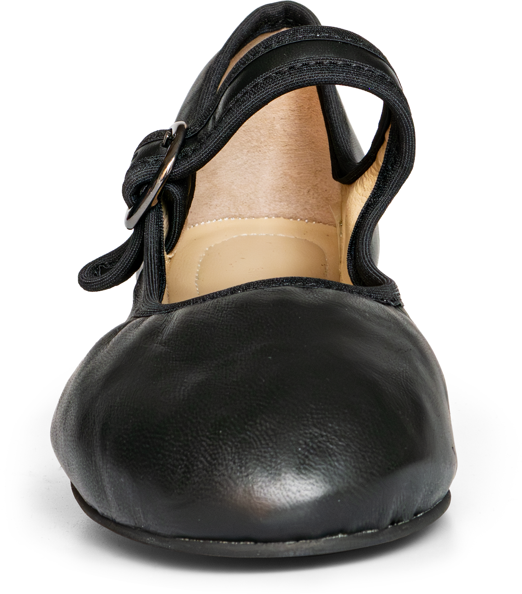 Portdance Pd Ballerina Black Leather Strassentaugliche Mary Janes Tanzschuhe Schwarz 114817 04