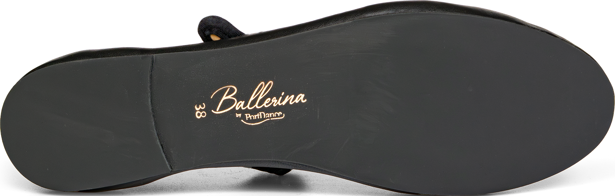 Portdance Pd Ballerina Black Leather Strassentaugliche Mary Janes Tanzschuhe Schwarz 114817 06
