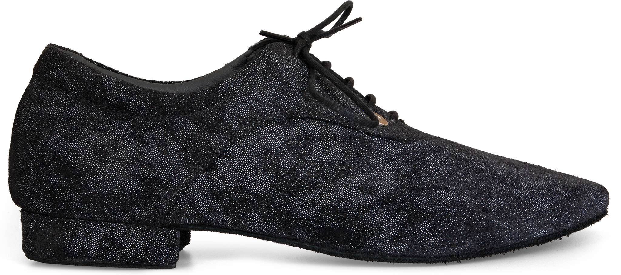 Portdance Pd Pedro Black Numb Nubuck Sportlicher Herren Tanzschuh Glitzerndes Leder 114849 01