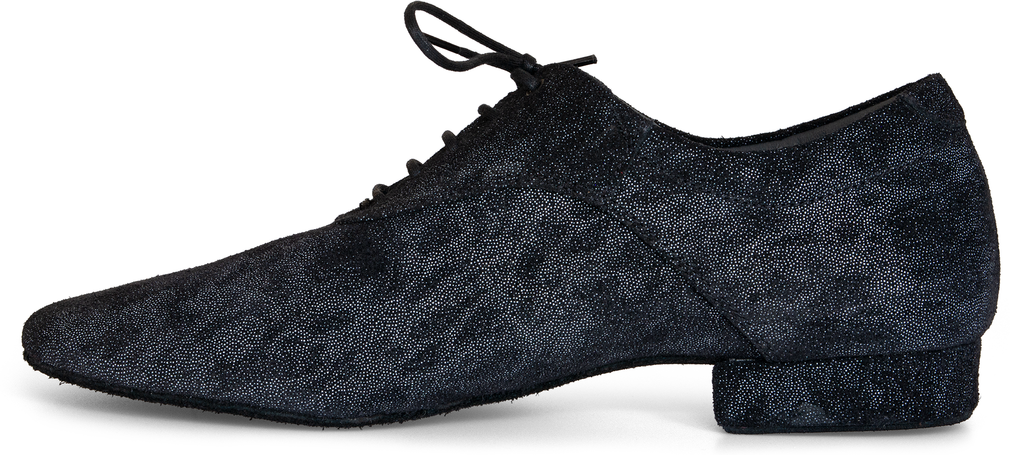 Portdance Pd Pedro Black Numb Nubuck Sportlicher Herren Tanzschuh Glitzerndes Leder 114849 02