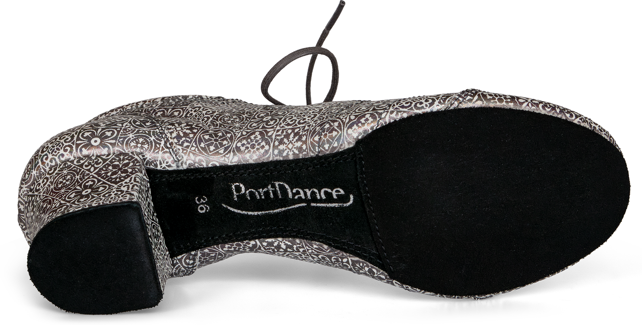 Portdance Pd Saudade Silver Leather Mosaic Grauer Trainerschuh Mit Ornamentalem Druck 114856 05