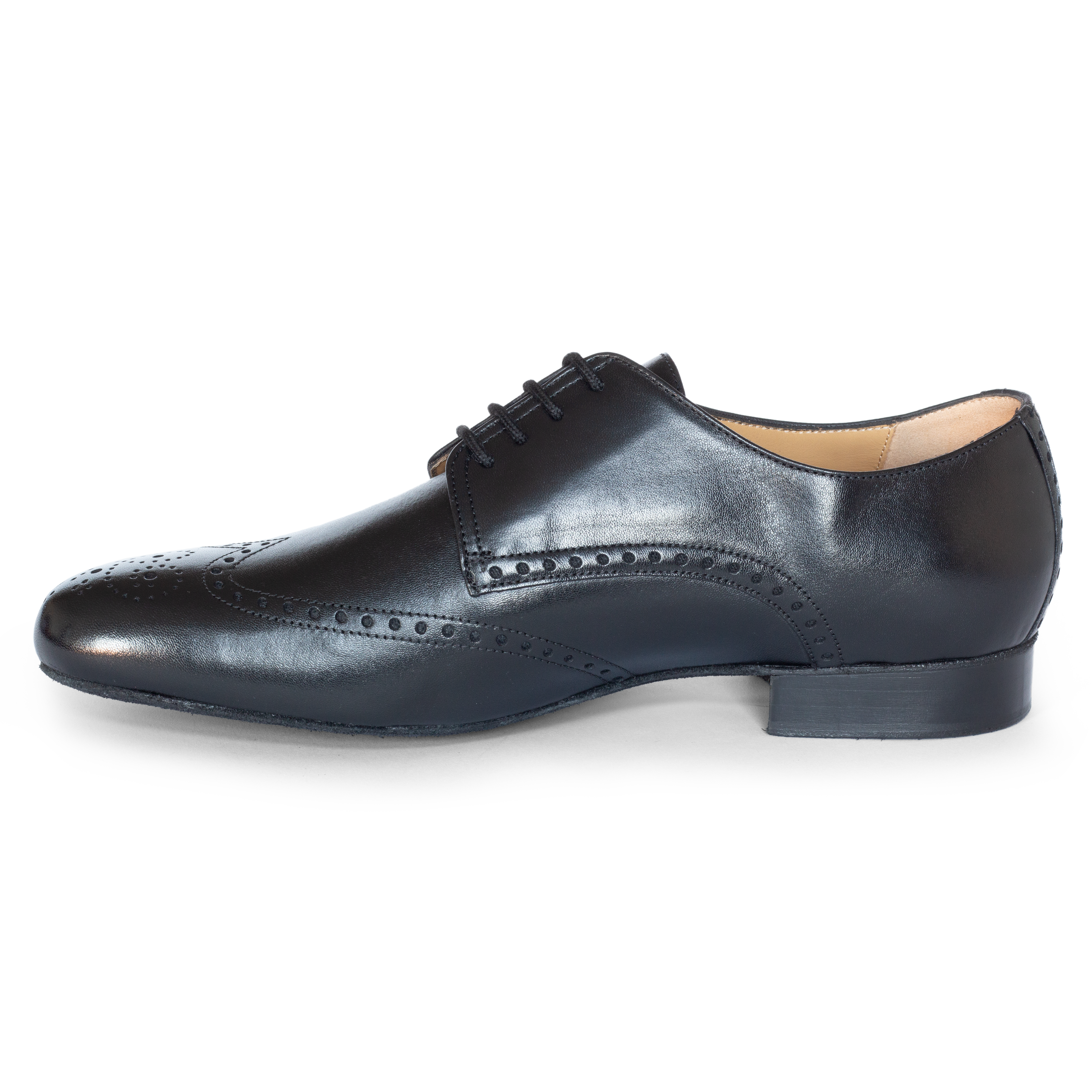 Anna Kern 6642 Schwarz Nappa Herren Tanzschuh Breite Füße Schwarz 02