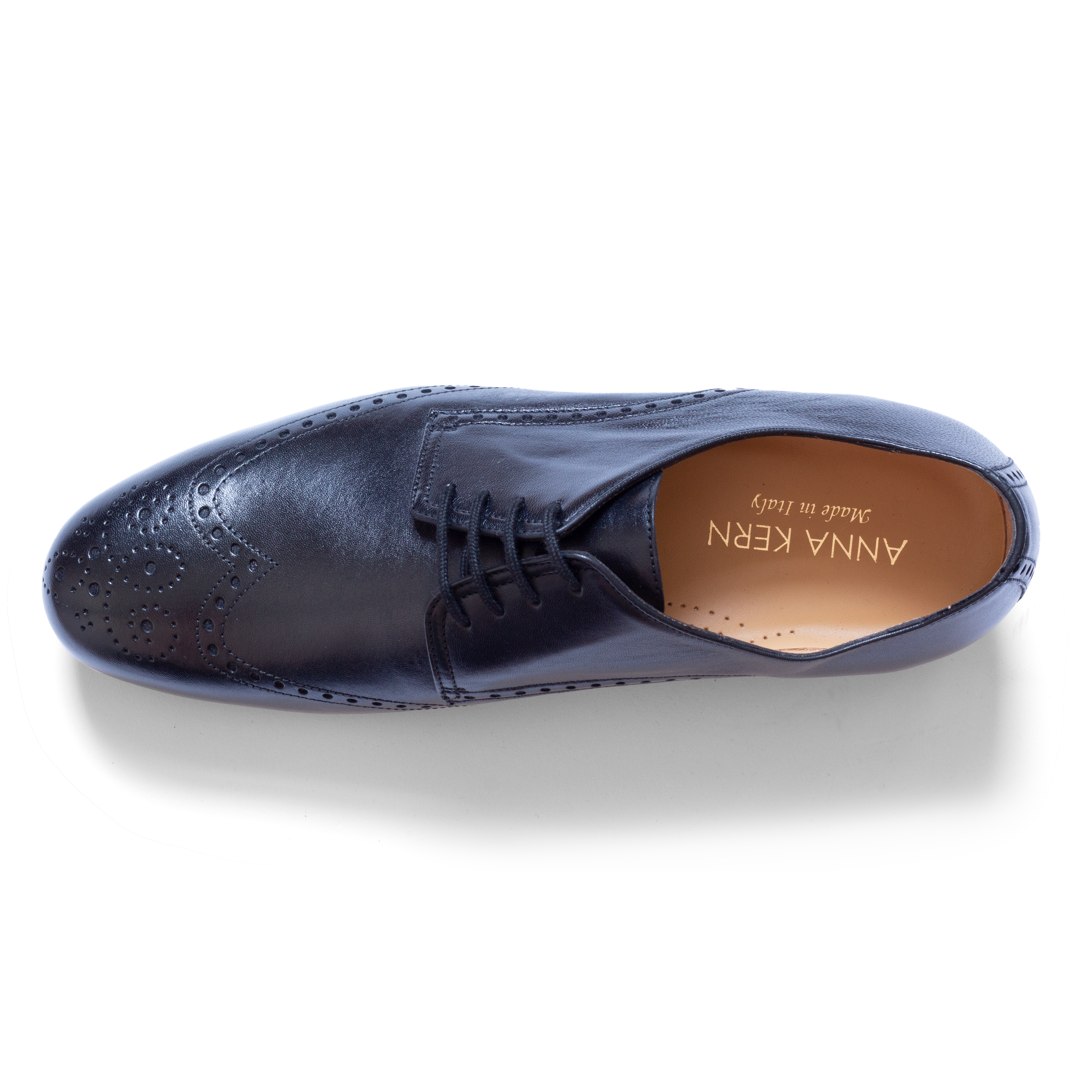 Anna Kern 6642 Schwarz Nappa Herren Tanzschuh Breite Füße Schwarz 04