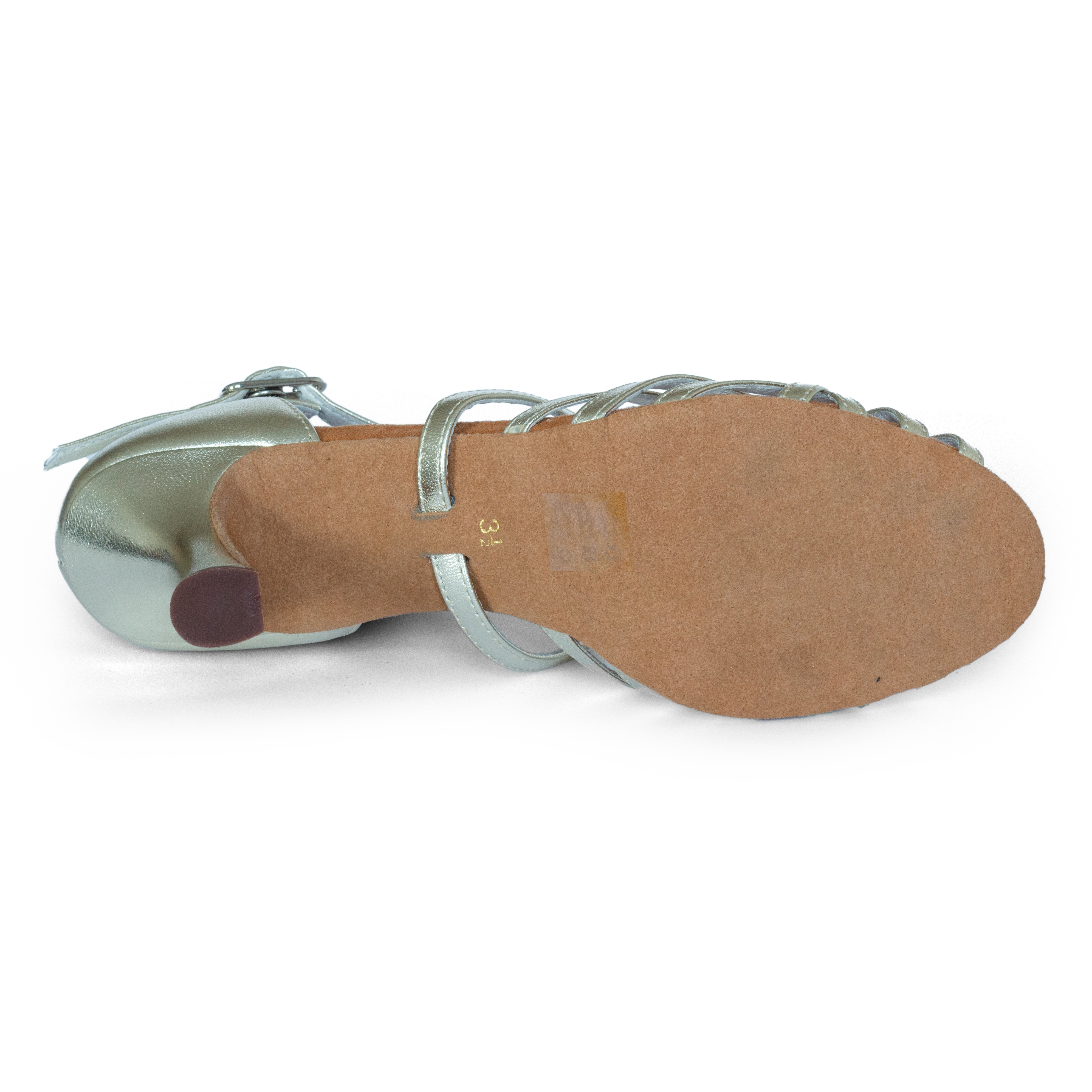 Anna Kern Ak 598 60 Tanz Sandale Mit Kreuzriemchen Platin 06