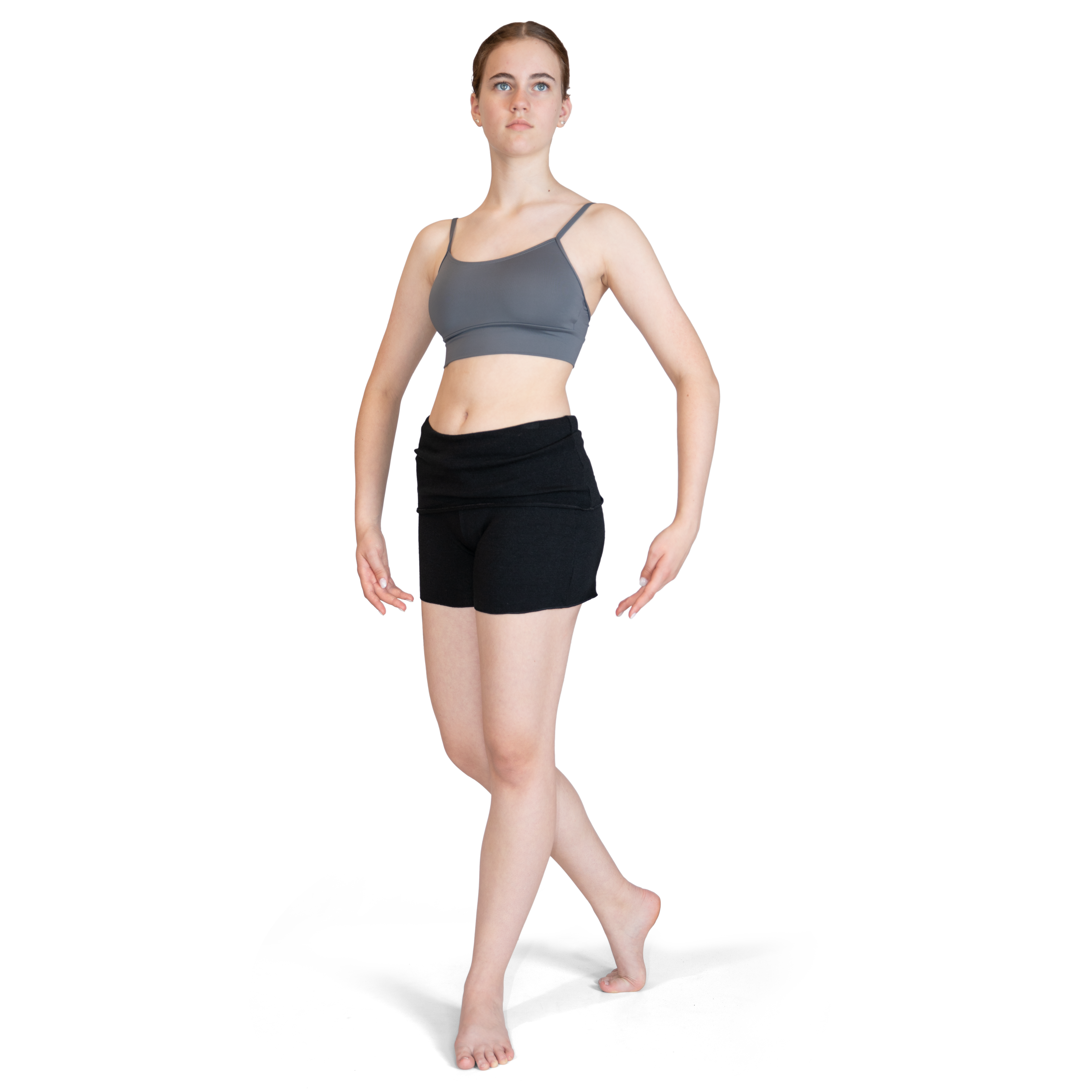 Ballet Rosa Bruni Noir Tanz Shorts Weite Passform Schwarz 01