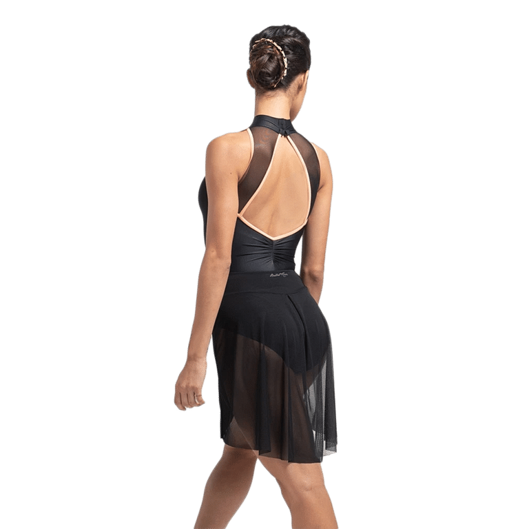 Ballet Rosa Christiane Noir Langer Ballettrock Mesh Schwarz 2