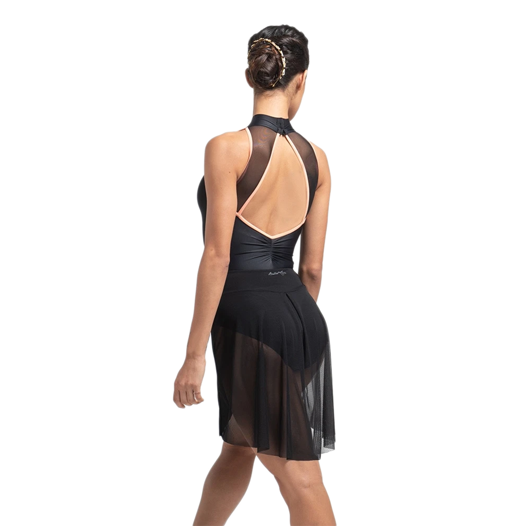 Ballet Rosa Christiane Noir Langer Ballettrock Mesh Schwarz 2