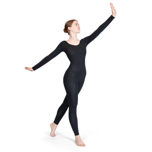 Ballet Rosa Clea Noir Ganzanzug Damen Langarm Schwarz 01