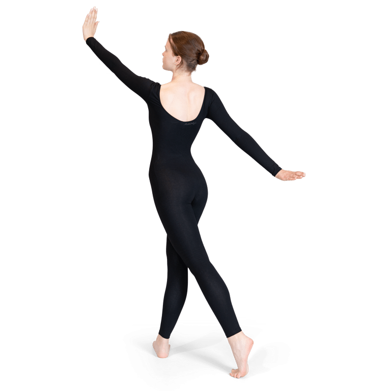 Ballet Rosa Clea Noir Ganzanzug Damen Langarm Schwarz 02
