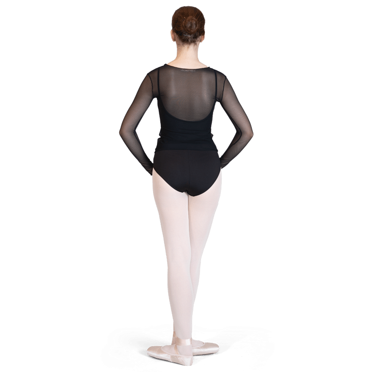 Ballet Rosa Jade Noir Transparentes Top Schwarz 02