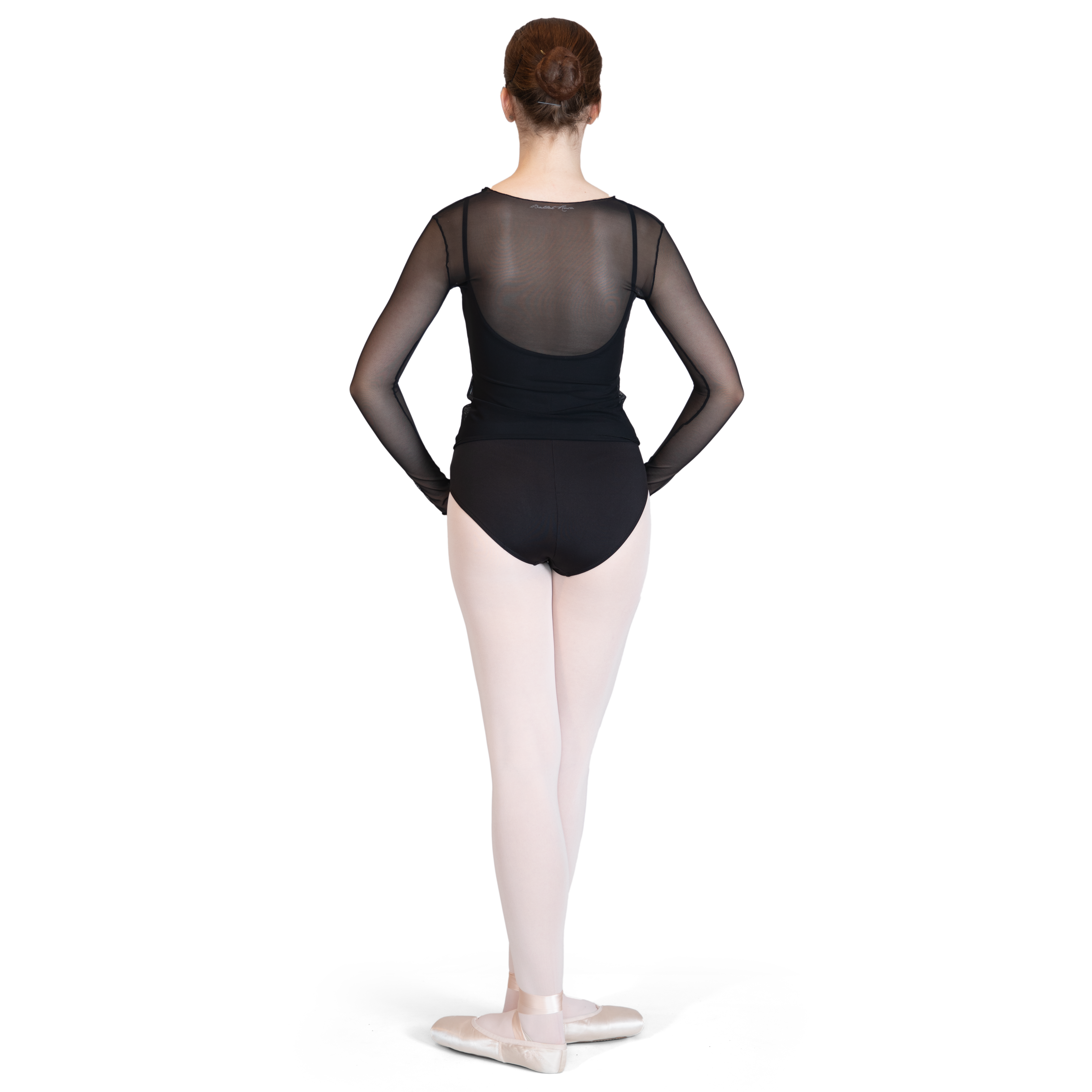 Ballet Rosa Jade Noir Transparentes Top Schwarz 02