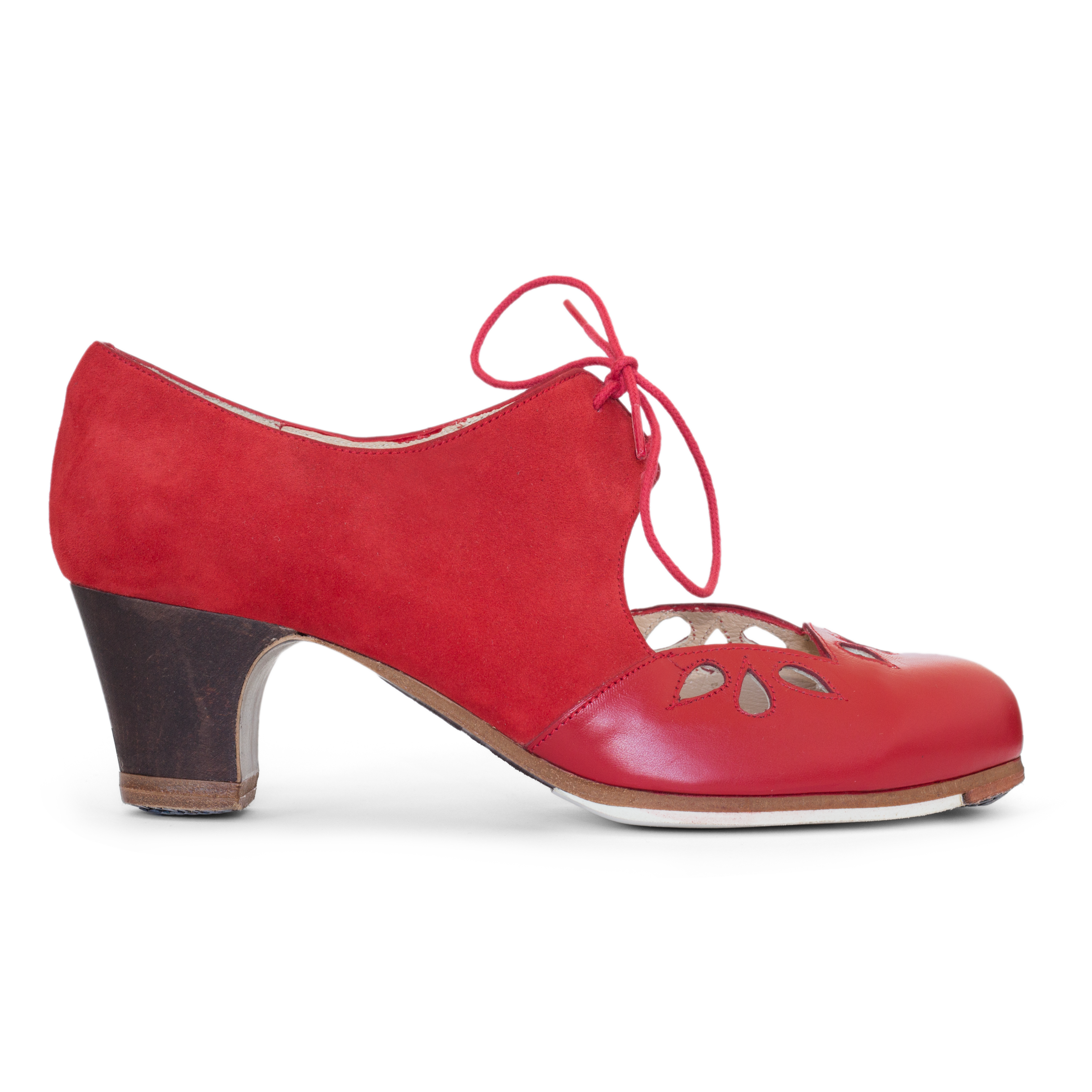 Begona Cervera Petalos M65 Rojo Escarlata Flamenco Schuh Rot&amp;nbsp;02