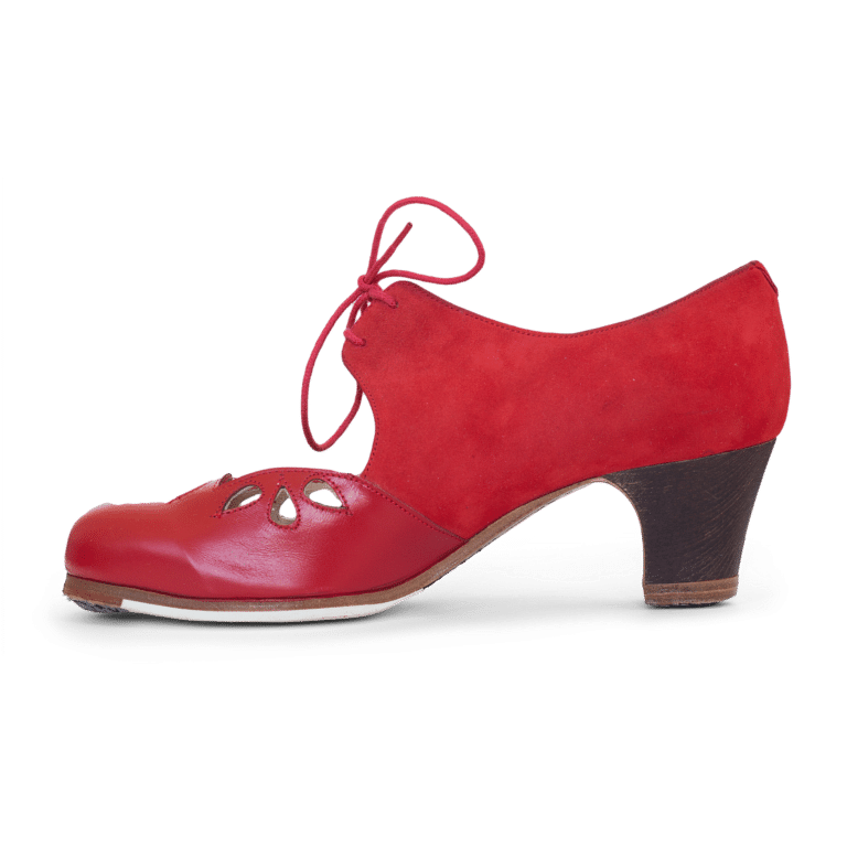 Begona Cervera Petalos M65 Rojo Escarlata Flamenco Schuh Rot 03