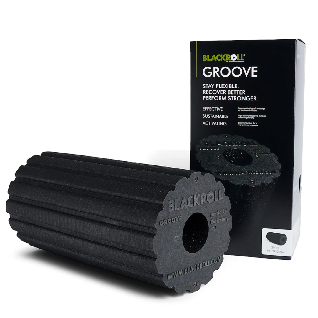 Blackroll Groove  Faszienrolle, Strukturiert  Hacke & Spitze