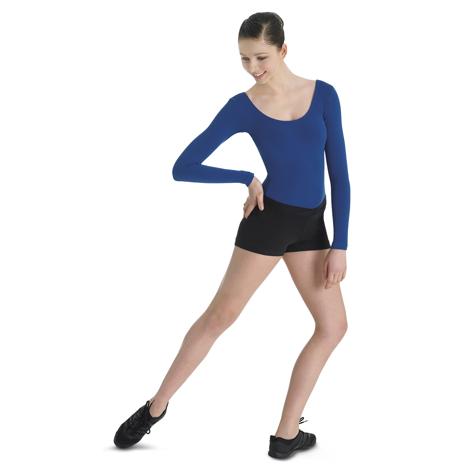 Bloch Arabesque R3614 Black Tanz Hotpants Schwarz 03