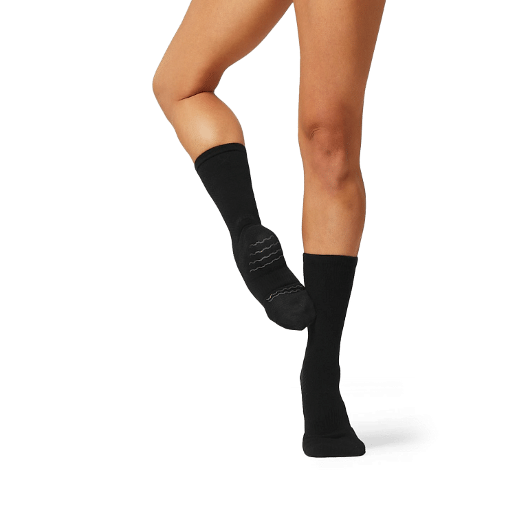 Bloch Blochsox A1000 Black Knit Tanzsocken Mit Kompressionseffekt Schwarz 02