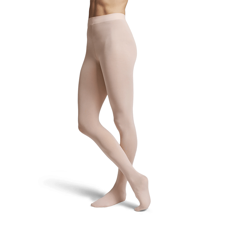 Bloch Contoursoft T0981l Pink Ballettstrumpfhose Mit Fuß Rosa 01