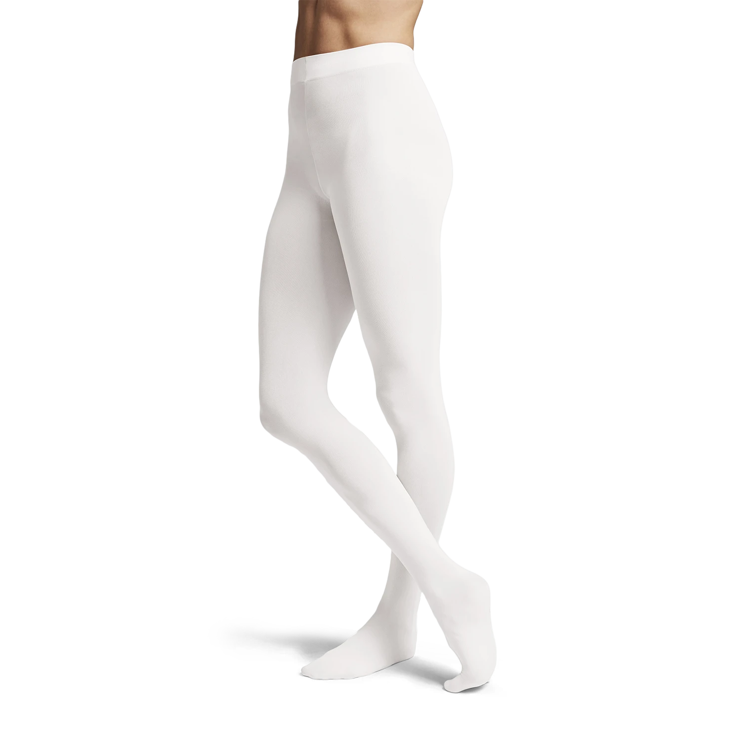 Bloch Contoursoft T0981l White Ballettstrumpfhose Mit Fuß Weiß&amp;nbsp;01