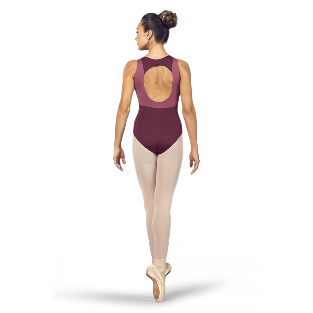 Bloch Esrah L4955 Dewberry Ballettanzug Großer Rückenausschnitt 02