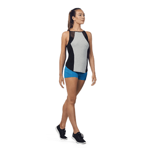 Bloch Ft5207 Grey Ärmelloses Sport Top Grau 01