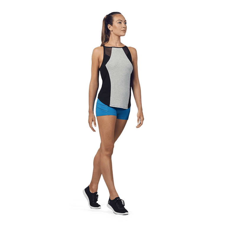 Bloch Ft5207 Grey Ärmelloses Sport Top Grau 01