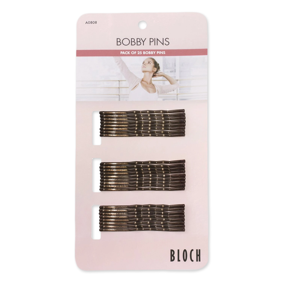 Bloch Haarklemmen Gewellt Braun 01