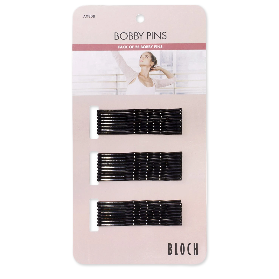 Bloch Haarklemmen Gewellt Schwarz 01