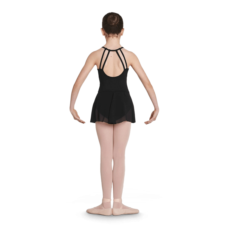 Bloch Jeana Cl5767 Black Spaghetti Träger Ballettkleid Für Mädchen Schwarz 02