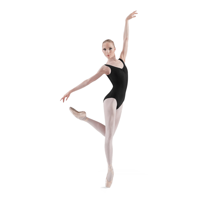 Bloch L5415 Black Ballettanzug Baumwolle Schwarz 01