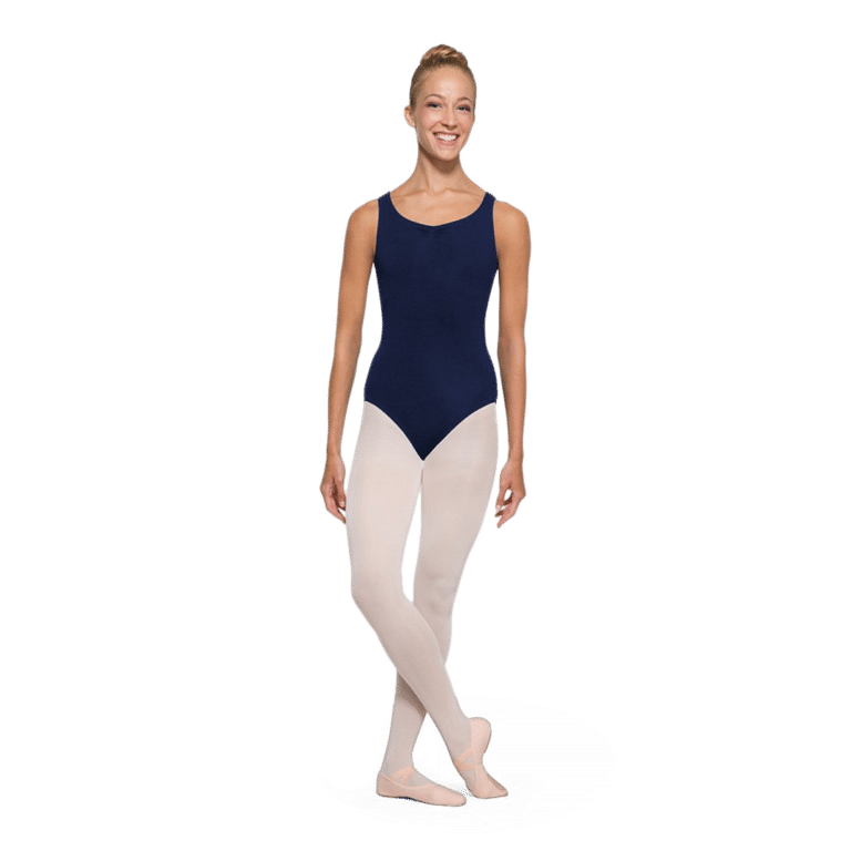 Bloch L5415 Navy Baumwoll Ballettanzug Dunkelblau 01