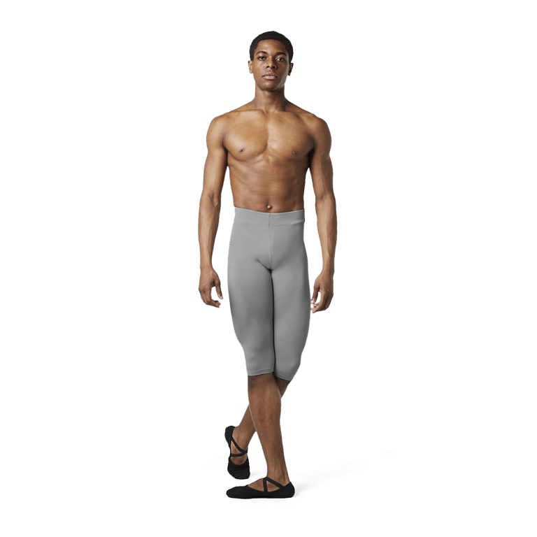 Bloch Knee Length Rehearsal Tights Dreiviertel Leggins Herren Grau 01