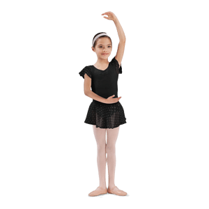 Bloch Olesia Cr5161 Black Glitzernder Ballettrock Für Kinder Schwarz 01