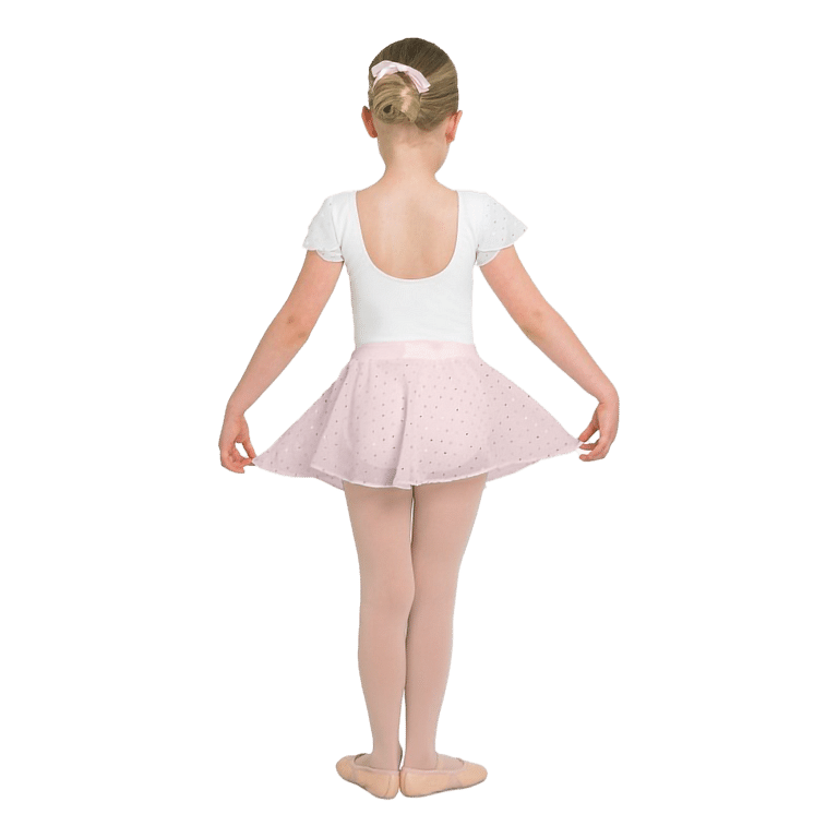 Bloch Olesia Cr5161 Light Pink Kinder Ballettrock Glitzer Pink 02