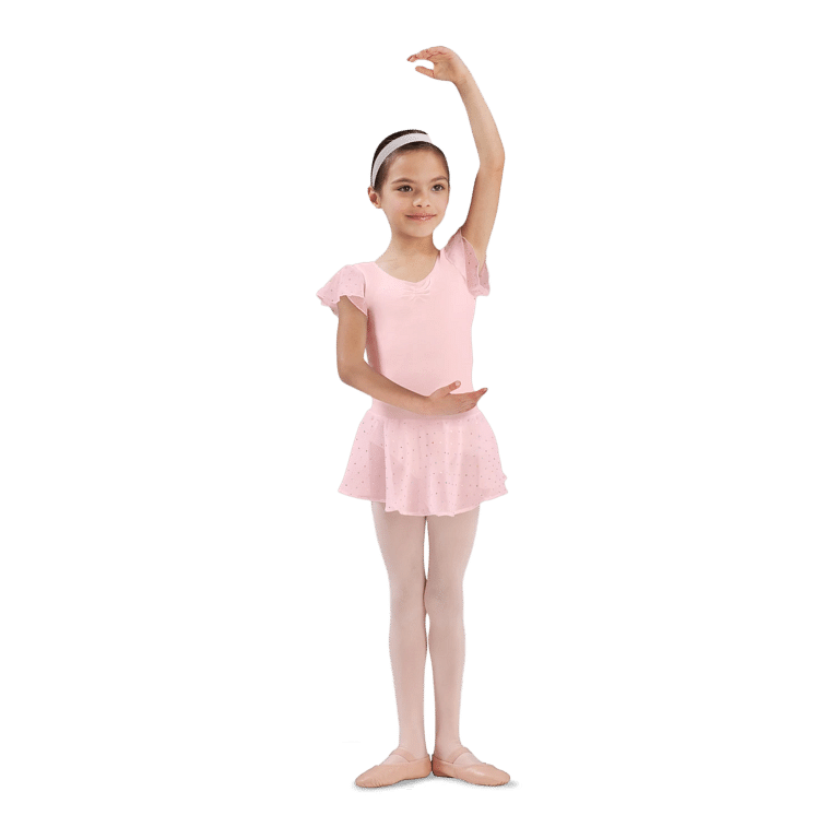 Bloch Olesia Cr5161 Light Pink Kinder Ballettrock Glitzer Pink 03