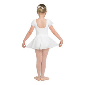 Bloch Olesia Cr5161 White Kinder Schlupfrock Glitzer Weiß 02