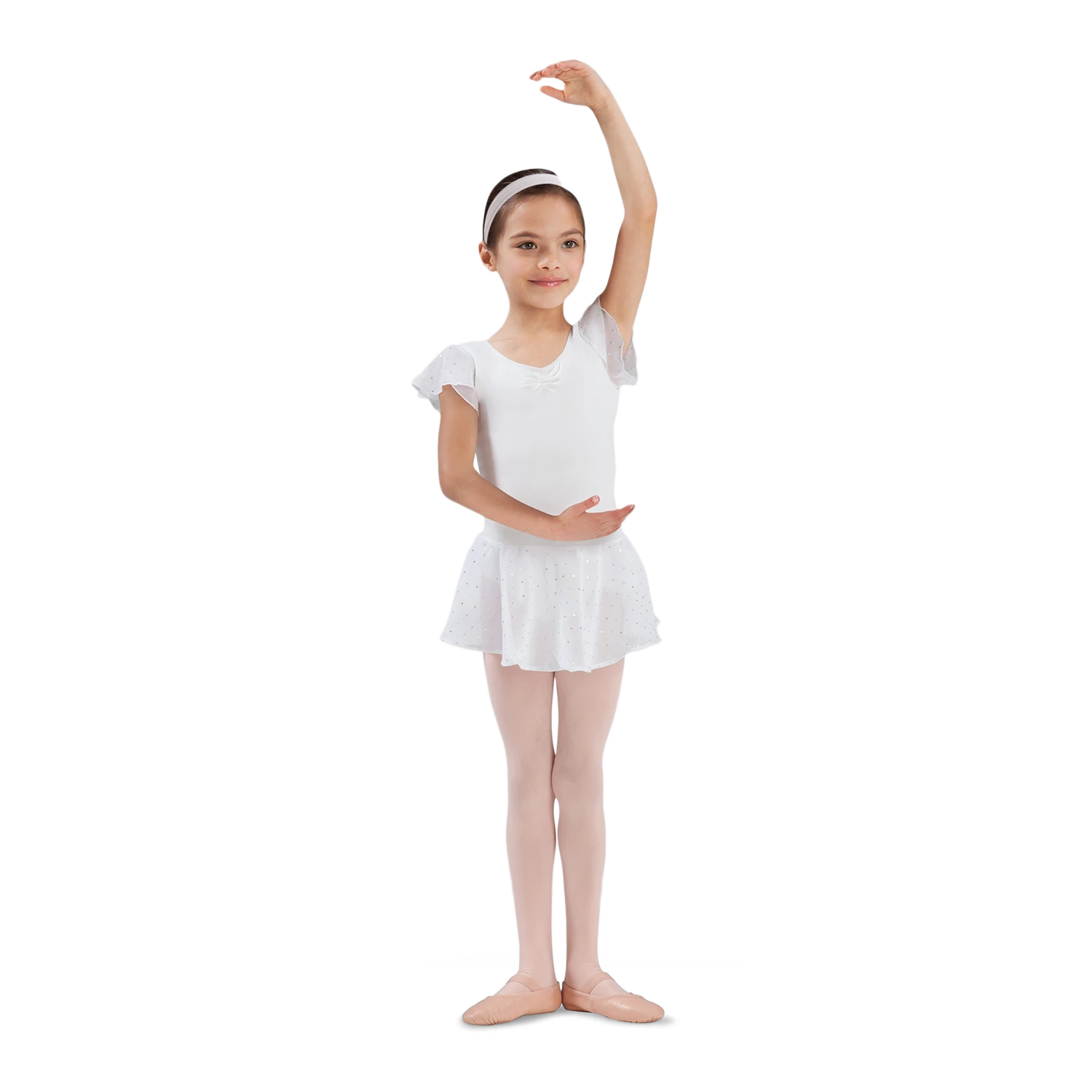 Bloch Olesia Cr5161 White Kinder Schlupfrock Glitzer Weiß&amp;nbsp;03