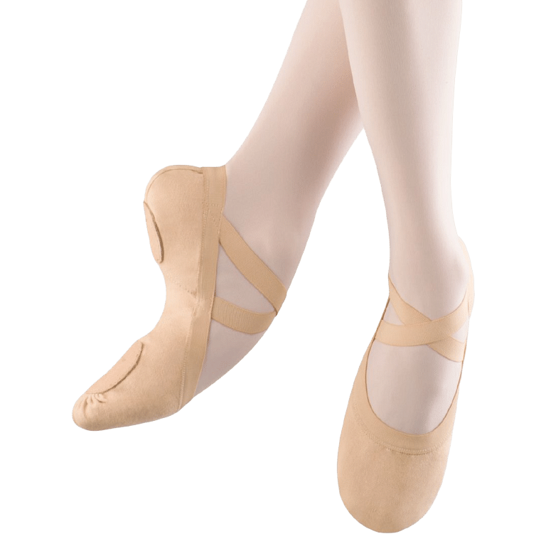 Bloch Pro Elastic S0621l Pink Tanzschläppchen Aus Leinen Rosa 01