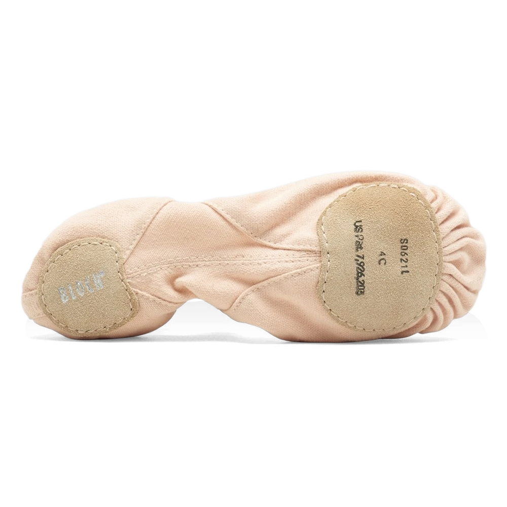 Bloch Pro Elastic S0621l Pink Tanzschläppchen Aus Leinen Rosa&amp;nbsp;04