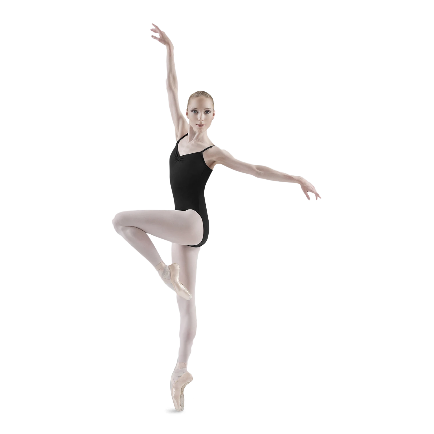 Bloch Royal L5417 Black Ballettbody Tiefer Rücken Schwarz 01