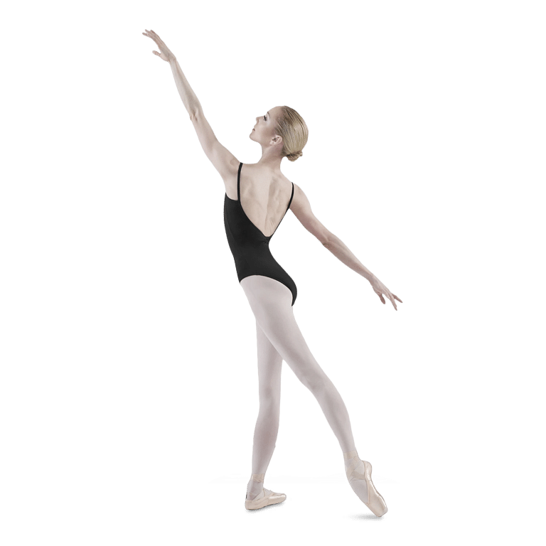 Bloch Royal L5417 Black Ballettbody Tiefer Rücken Schwarz 02