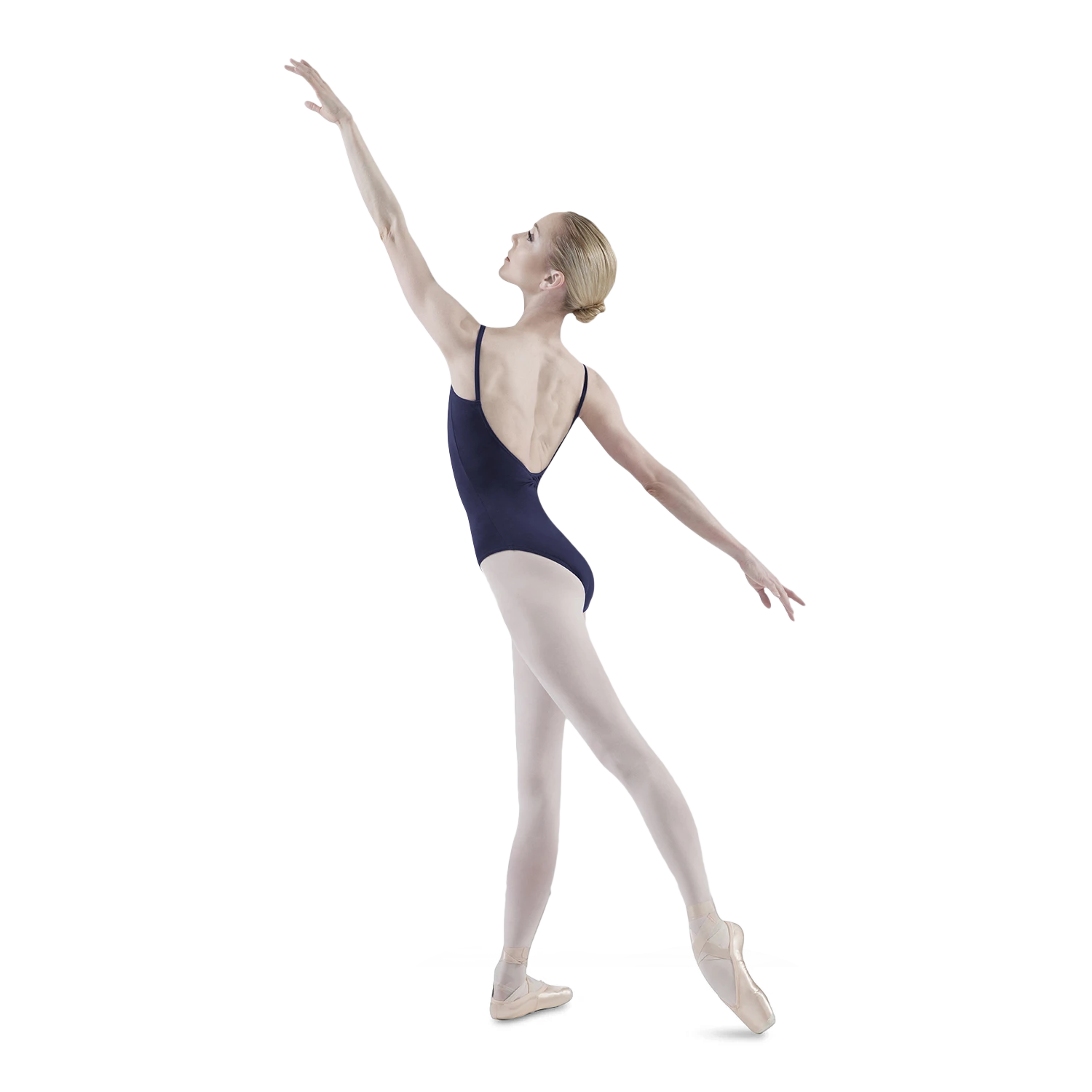 Bloch Royal L5417 Navy Ballettbody Tiefer Rücken Dunkelblau 01