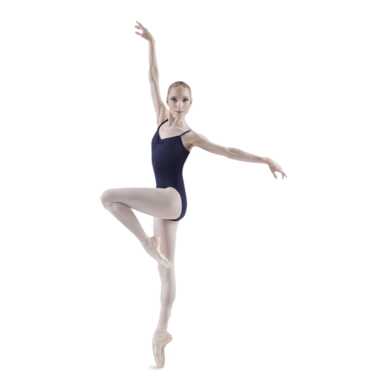 Bloch Royal L5417 Navy Ballettbody Tiefer Rücken Dunkelblau 02