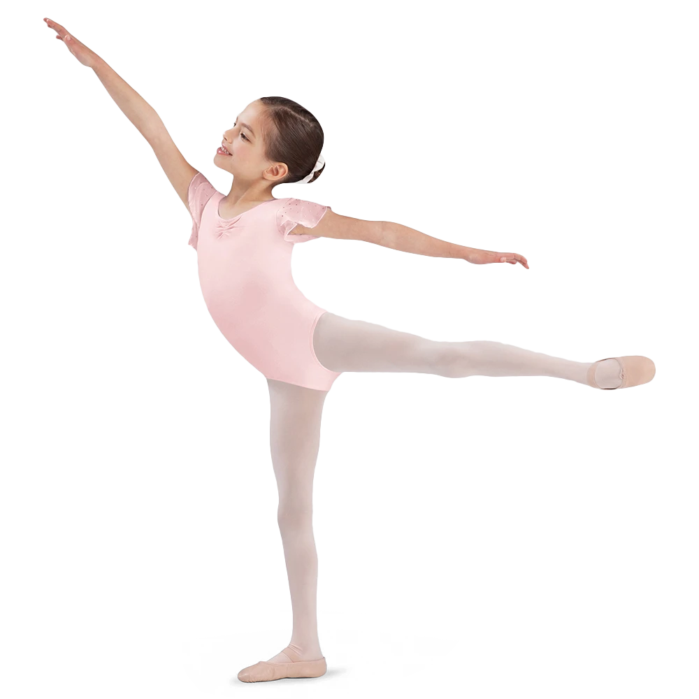 Bloch Scarlet Cl3732 Light Pink Kindertrikot Mit Fluegelaermeln Rosa&amp;nbsp;05