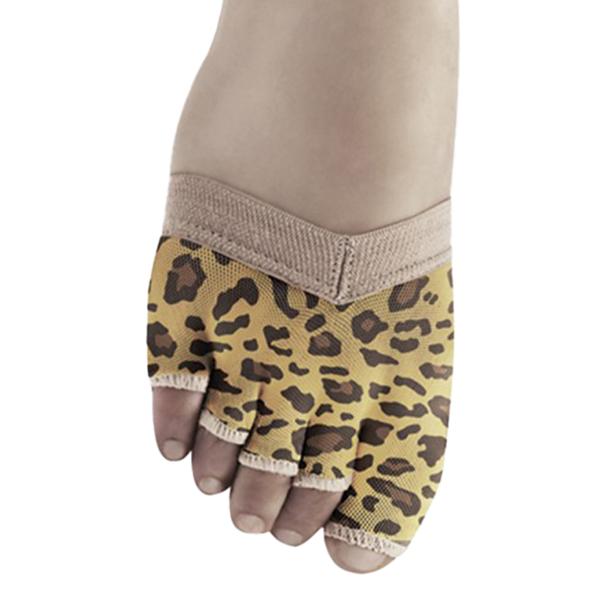 Bloch Soleil S0662lp Leopard Foot Glove Mit Leopard Print&amp;nbsp;01