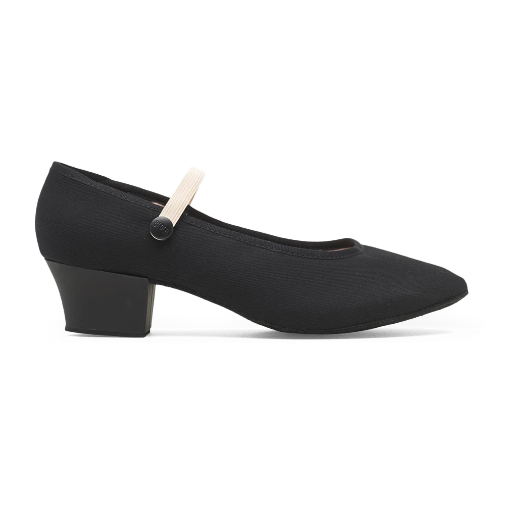 Bloch Tempo Ladies S0325l Charakterschuhe Rad Hoher Absatz Schwarz 01