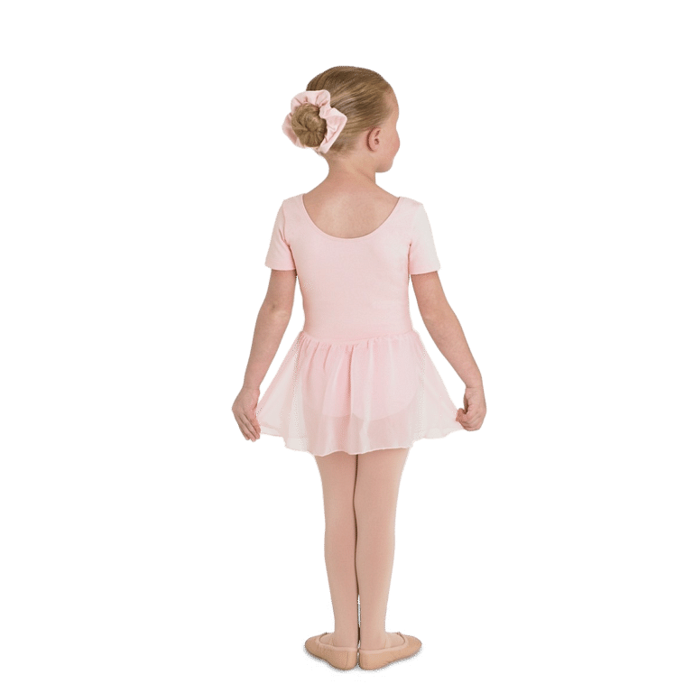 Bloch Tiffany Cl5342 Light Pink Kurzarm Ballettkleid Für Kinder Rosa 02