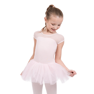 Capezio 11394c Pink Kinder Tutu Mit Mesh Details 01